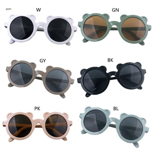 gues - gafas de sol con forma de oso para niños, protección UV, ligeras gafas de plástico