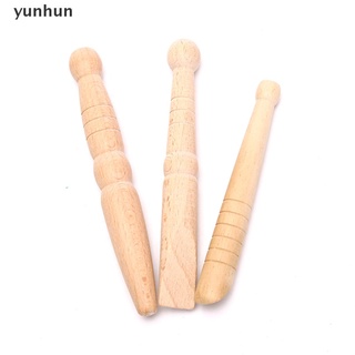 yunhun 3 unids/lote de madera spa pie masaje corporal palo aliviar el dolor muscular herramientas. (2)