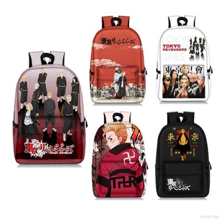 nueva mochila de dibujos animados de tokyo revengers patrón creativo coreano estudiante escolar moda impresión completa mochila de trabajo viaje recomendar