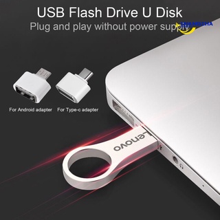 Mini memoria USB lenovo De Metal impermeable De 512GB/1TB/2TB (1)