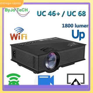 Nuevo Mini proyector Portátil Uc68 Led de casa microproyector+1080p Hd proyector mejor Que soporte Uc46 Miracast Airplay Hd