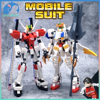 leyu mobile suit bloque de construcción gundam mecha modle bloques compatible legos robot ladrillo juguete