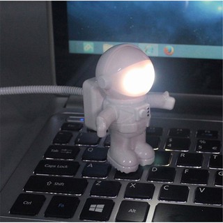 su creativa luz led de astronauta flexible usb de noche para niños juguete