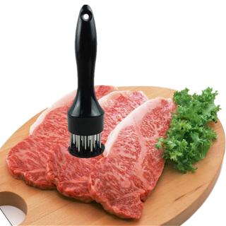 21 agujas ablandador de carne de acero inoxidable de carne de vacuno filete de cerdo fila de carne ablandador de la aguja de cocina herramienta de cocina