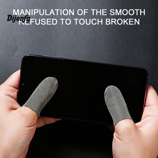Di 2 pzs fundas antideslizantes para dedos sensibles Anti-deslizante/accesorio para juego (2)