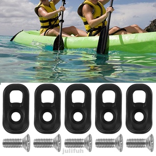 10 piezas de repuesto profesional ligero al aire libre duradero con tornillos de cubierta aparejo Kayak ojales