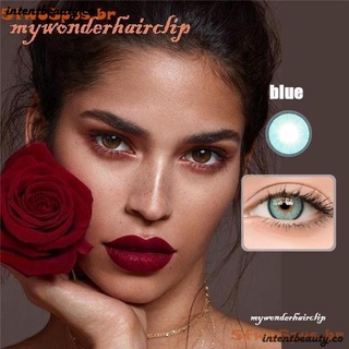 Star Lentes De Contacto Suaves De Colores Para Ojos/Maquillaje Diario/De Color Natural De 0 Grados/2 Piezas/Contactos