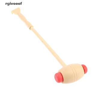 rgiveeef Body Massager Claw Double-head Hammer Stick Bamboo Wooden Back Scratcher CO