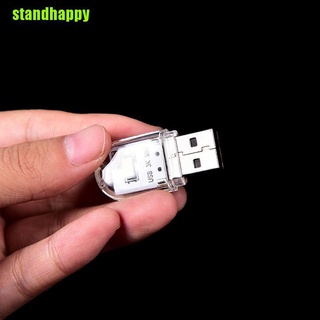 Standhappy 1pc Mini portátil LED brillante USB luz de noche Gadgets para PC portátil lectura