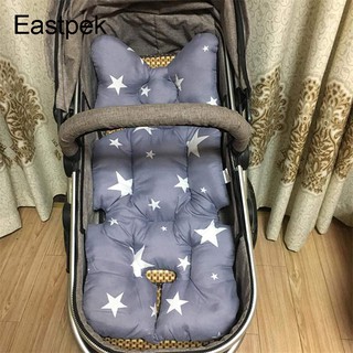 eastpek - almohadilla de cojín para cochecito de bebé, algodón transpirable, para cochecito de coche, silla alta, funda protectora