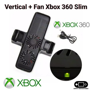 Ventilador de refrigeración Plus soporte Vertical para Xbox 360 Slim