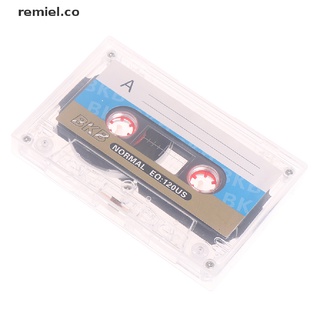 [remiel] 1pcs cinta adhesiva de cassette estándar vacía 60 minutos cinta de audio magnética [co]