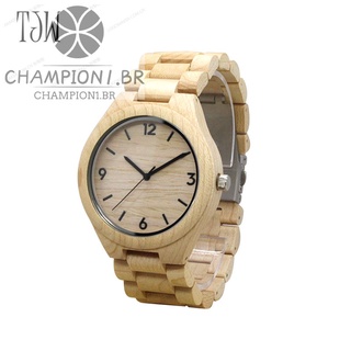 Reloj deportivo simple De madera De madera simple De bambú deportivo Para hombre De madera De bambú Para mujeres (5)