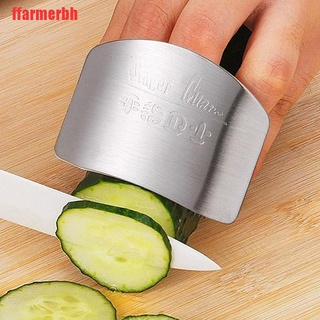 {ffarmerbh} herramienta de cocina de acero inoxidable Protector de dedo de mano cuchillo corte corte seguro guardia NNZ