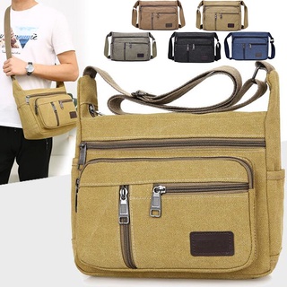 moda de lona solo bolso de hombro de los hombres de las mujeres unisex de viaje crossbody bolso al aire libre casual bolso vintage bolsas de mensajero