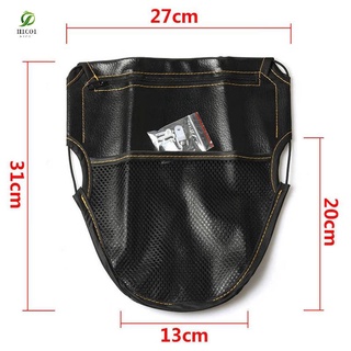 Motorcycle Scooter Seat Bag Under Seat Storage Pouch Bag Leather