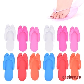 ONELOVE 12 Pairs Disposable Foam Slippers Salon Spa Pedicure Sandals Foam Slippper (1)