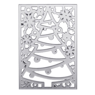 goul árbol de navidad metálico troqueles de corte creativo papel arte artesanía troquelado plantilla de navidad invitación tarjeta hacer suministros