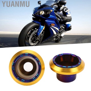 Yuanmu 2 Pcs Universal Motorcycle Wheel Fork Frame Sliders Falling Protection Anti Crash Caps for Electromobile (3)