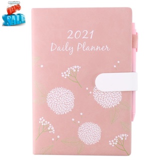 agenda 2021 planificador organizador a5 diario cuaderno semanal diario cuaderno de negocios viajes horario bloc de notas oficina, rosa