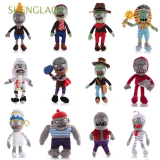 Shenglao suave 30cm niños pato pirata sombreros plantas vs Zombies juguetes de peluche PVZ Zombies muñeca/Multicolor