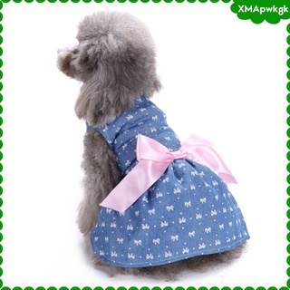 mascota perro primavera verano vestido de moda falda perro cachorro ropa pequeña gran tamaño