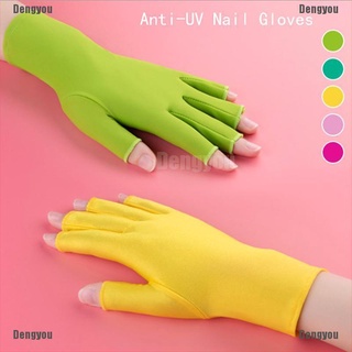 <dengyou> 1 par de guantes anti radiación uv protección uv secador de uñas herramienta de luz