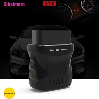 [Sihaimern] ELM327 V1.5 escáner Bluetooth 4.0 OBD 2 herramienta de diagnóstico de coche para IOS Android