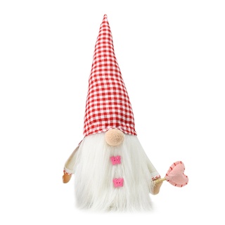 Zong lindo día de san valentín muñecas regalos Gnome decoración hogar fiesta decoraciones juguetes niños (7)