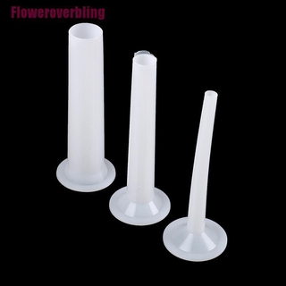 [Flowerovebling] 3 pzs Tubo Plástico Para relleno hecho a mano/moda De Carne