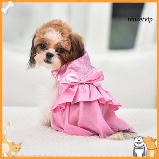 vestido de tutú para mascotas, cachorro pequeño, princesa, arco, tutú, falda de primavera, verano