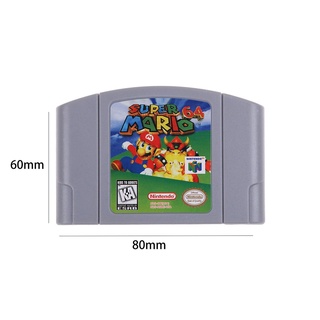 Para tarjeta De consola De consola De juegos Nintend 64 N64 Mario Smash Bros [Guangying] (5)