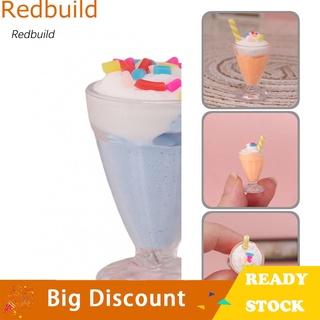 Redbuild - taza de helado detallada, diseño decorativo para casa de muñecas 1/12