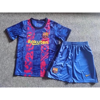 [SFS] Camiseta De Fútbol De Primera Calidad 21-22 Barcelona En Casa Tercera Tshit Fans Versión T-shits Kid Jersey