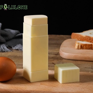 Plástico Vertical rotativo de mantequilla esparcidor pan queso exprimidor caja herramientas