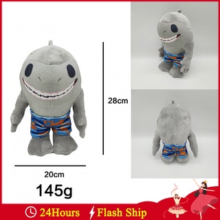 Plush Animal Shark Doll King Shark Kawaii Soft Padded Pillow Home Decoration Holiday Gift