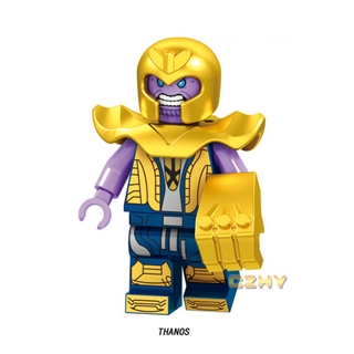 Avengers Thanos Lego minifiguras juguete bloques de construcción ladrillos Endgame educativo iluminación juguetes D147