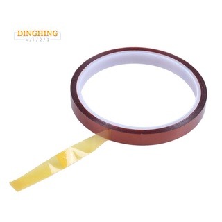 10 mm de ancho/cinta adhesiva kapton resistente al calor de alta temperatura