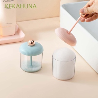 kekahuna transpirable bubbler taza porosa cara limpia herramienta fabricante de espuma pp portátil lavado de cuerpo champú baño gel de ducha limpiador facial manual foamer/multicolor
