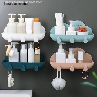 heasonndiu - estante de almacenamiento para baño, soporte de ducha, estante de nube, inodoro montado en la pared
