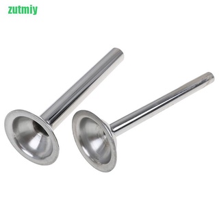 [ZUT] 2xStainless Steel Sausage Stuffer Attachment Stuffing Tubes Fit For Food Grinder MIY