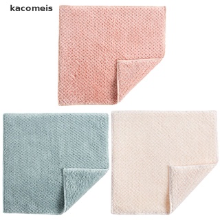 [ack] toalla de cocina para el hogar super absorbente paño de limpieza para fregadero de lana de coral fgh