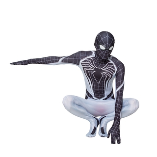 Traje de batalla espacial negativo Spiderman de una sola pieza leotardo Spiderman Cosplay disfraz