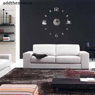 [addthesource] reloj de pared de arte moderno diy 3d autoadhesivo adhesivo diseño de casa oficina habitación decoración hgdx