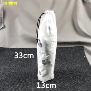 [Starrysky] Bolsa de plástico transparente para paraguas, bolsa de almacenamiento impermeable, organizador de almacenamiento en el hogar