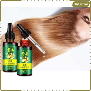 Ginger Essential Oil Hair Care Serum Liquid for Reduce Hair Loss Split Ends (5)