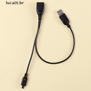 (Luiithot) Cable USB Micro USB macho a USB hembra OTG Cable USB Y divisor para teléfono celular [lucaiit]