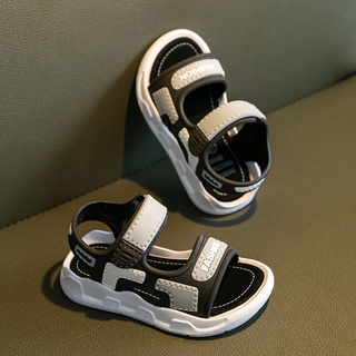 Boysandals 2022 Antideslizante Así Que Las Sandalias De Los Niños Suela Suave Medio Grandes Velcro Pequeños Zapatos De Bebé Playa Feliz Tienda
