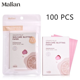 Malian 100Pcs Aceite Facial Blotting Papeles De Control De Hojas De Limpieza Belleza Maquillaje Herramientas (2)
