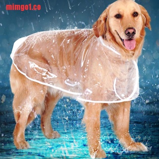 [mimgo1]impermeable para perro grande mediano impermeable chamarra de ropa cachorro